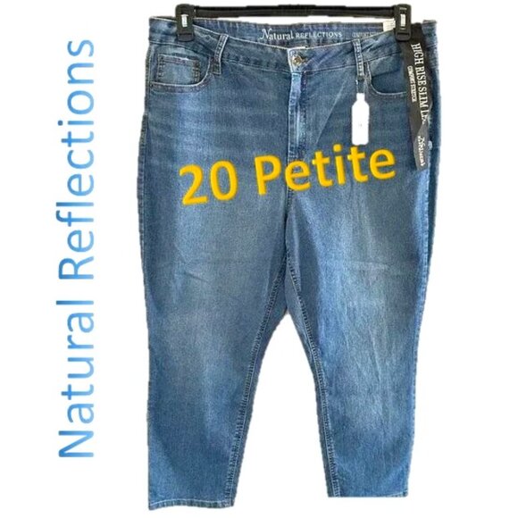 NATURAL REFLECTIONS Women's Petite Jeans 20WP - Picture 1 of 6